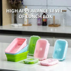 4 Pcs Silicone Lunch Box - Lunch Box | Sub Ka Mart Pakistan