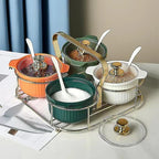 Set of 4 Acrylic Spice Jar - Spice Box and Jar | Sub Ka Mart Pakistan