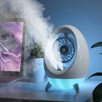 Mini Portable Humidification Fan (Oval) - Humidifier and Aroma Diffuser | Sub Ka Mart Pakistan