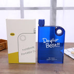 A5 Transparent Portable Notebook Water Bottle - Water Bottle | Sub Ka Mart Pakistan