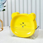 Mini Cute Cartoon Bear Spit Bone Dish (Pack of 8) - Image 4 | Sub Ka Mart