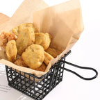 Mini Square Iron Fries Bucket - Serving Set | Sub Ka Mart Pakistan