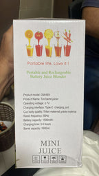 Rechargeable Cordless Barrel Juicer - Image 2 | Sub Ka Mart