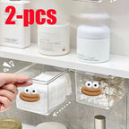 Wall-Mounted Self-Adhesive Cosmetic Organizer (2 Pcs) - Makeup and Cosmetic Organizer | Sub Ka Mart Pakistan