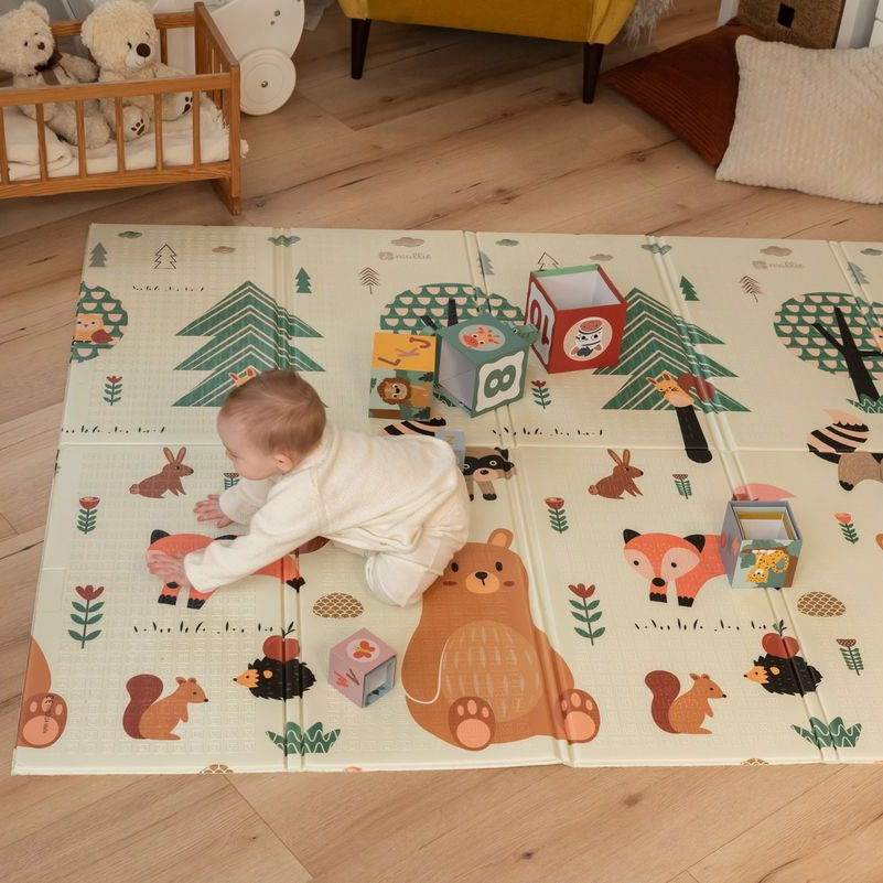 Large Reversible Baby Crawling Foam Play Mat 5 x 6 Feet - Image 9 | Sub Ka Mart