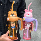 Cute Character Shape Tumblers - Water Bottle | Sub Ka Mart Pakistan
