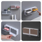 Wall Mounted Double Sided Soap Box - Soap Dish and Dispenser | Sub Ka Mart Pakistan