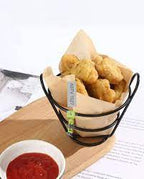 Mini Round Iron Fries Bucket - Image 2 | Sub Ka Mart