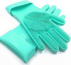 Silicone Washable & Reusable Washing Glovesss - Cleaning Brush | Sub Ka Mart Pakistan