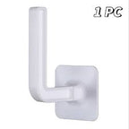 L-Shaped Non-Punching Plastic Behind the Door Hooks - Image 2 | Sub Ka Mart