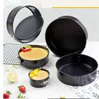 3pcs Non-Stick Round Carbon Steel Cake Mold - Image 2 | Sub Ka Mart