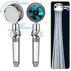 Pressurized Turbine Shower Head with Water Stop - Tap, Faucet and Nozzle Accessory | Sub Ka Mart Pakistan