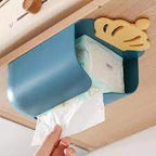 Wall Mounted Tissue Box & Paper Towel Holder - Punch Free - Image 3 | Sub Ka Mart