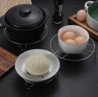 Stainless Steel Round Steamer Rack for Dumplings & Eggs - Cookware Item | Sub Ka Mart Pakistan