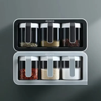 Ecoco Wall-Mounted Spice Box – No-Drill Kitchen Rack - Image 2 | Sub Ka Mart