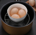 Stainless Steel Round Steamer Rack for Dumplings & Eggs - Image 2 | Sub Ka Mart