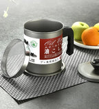 Oil Storage and Filteration Pot with Lid - Image 3 | Sub Ka Mart