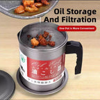 Stainless Steel Oil Strainer Pot - Image 4 | Sub Ka Mart
