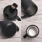 Stainless Steel Insulated Travelling Coffee Mug (Red) - Image 2 | Sub Ka Mart