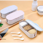 Separated Seasoning Spice Box with Spoon - Spice Box and Jar | Sub Ka Mart Pakistan