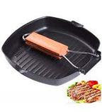 24cm Non-Stick Cast Iron Steak Frying Pan - Image 3 | Sub Ka Mart