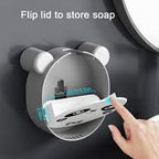 Wall Mounted Sink Soap Dish - Punch Free Bathroom Holder - Image 3 | Sub Ka Mart