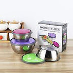 3 Pcs Stainless Steel Seal Bowl with Lid - Image 4 | Sub Ka Mart