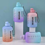 2.2 Large Capacity Travel Motivational Water Bottle with Time Maker - Image 4 | Sub Ka Mart