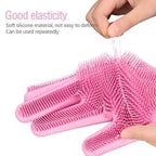Silicone Washable and Reusable Gloves - Cleaning Brush | Sub Ka Mart Pakistan