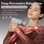Rechargeable Massage Gun with 9 Heads & 6 Speed Levels