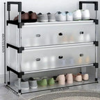 Multilayer Dustproof Shoes Rack – Spacious & Durable Organizer - Image 6 | Sub Ka Mart