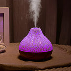 USB Small Volcano Air Humidifier with Colorful Night Lights - Image 2 | Sub Ka Mart